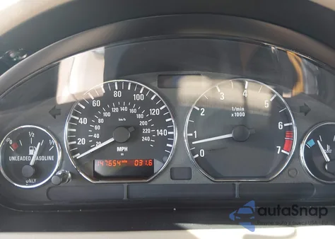 2001 BMW Z3 2.5I z USA, uszkodzony, nr VIN WBACN33451LM04388